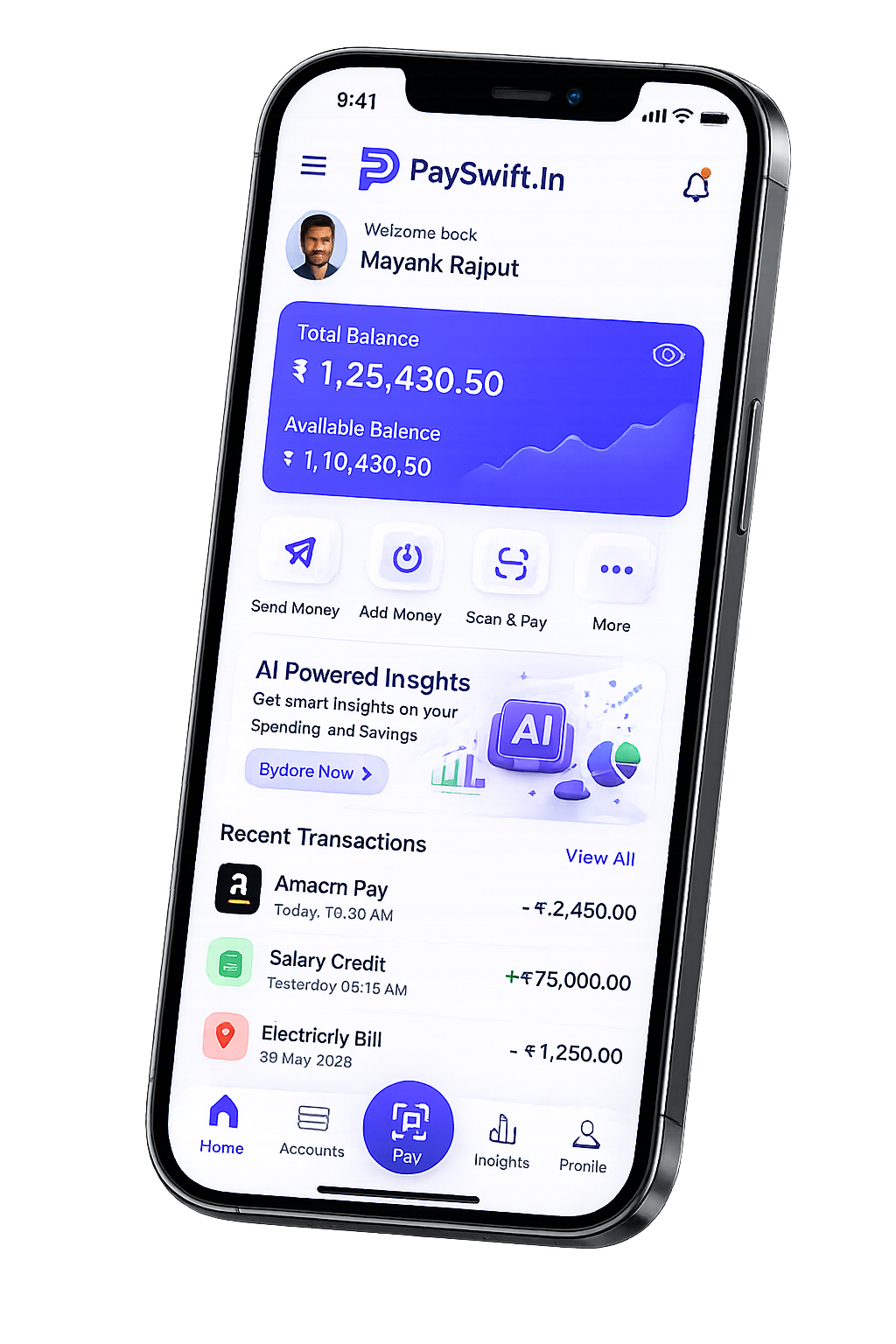 PaySwift Mobile App